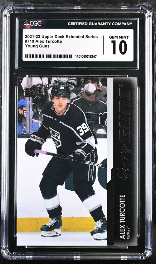 2021-22 Upper Deck #719 Alex Turcotte CGC 10 (Rookie)