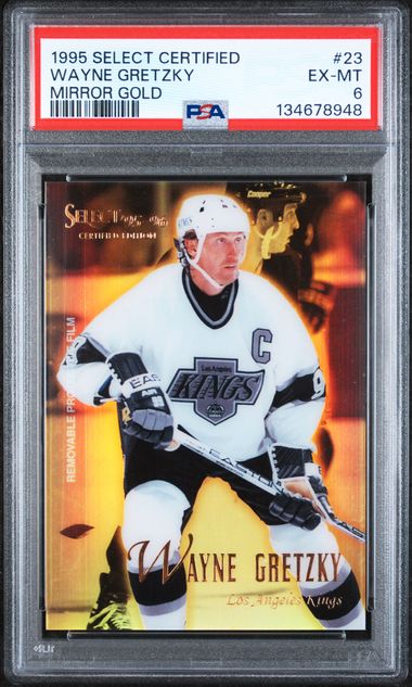 1995-96 Select Certified Mirror Gold #23 Wayne Gretzky PSA 6