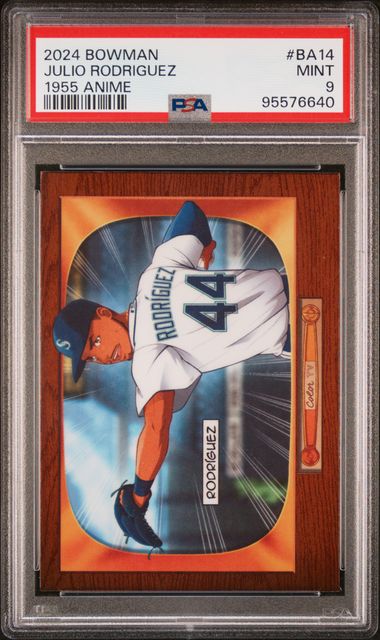 2024 Bowman 1955 Anime #BA14 Julio Rodriguez PSA 9