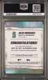 2021 Bowman's Best Best od 2021 Autograph Refractor #B21JR Julio Rodriguez PSA 10