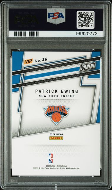 2024 Panini The National Gold Pack Tiger Stripes #36 Patrick Ewing PSA 10