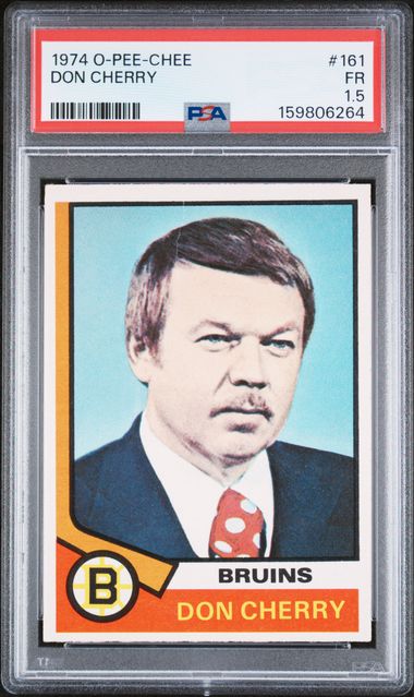 1974-75 O-Pee-Chee #161 Don Cherry PSA 1.5 (Rookie)