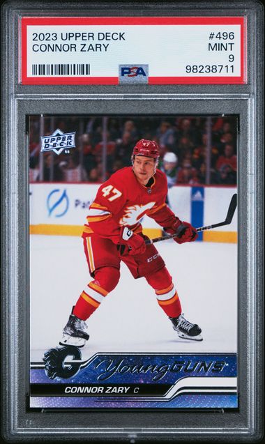 2023-24 Upper Deck #496 Connor Zary PSA 9 (Rookie)
