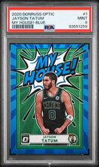 2020-21 Donruss Optic My House Blue #1 Jayson Tatum #54/85 PSA 9 | Eastridge Sports Cards