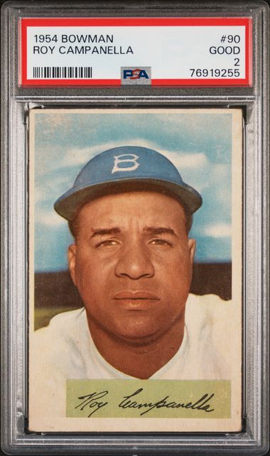 1954 Bowman #90 Roy Campanella PSA 2