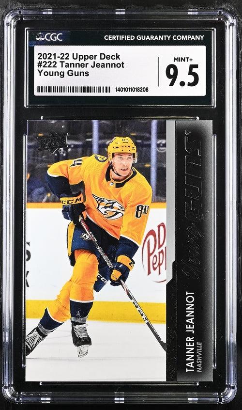 2021-22 Upper Deck #222 Tanner Jeannot CGC 9.5 (Rookie)