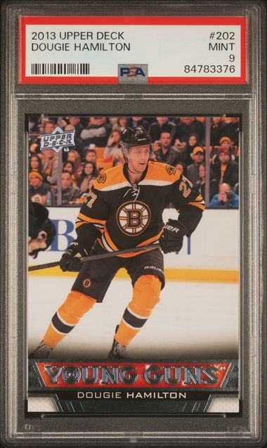 2013-14 Upper Deck #202 Dougie Hamilton PSA 9 (Rookie)