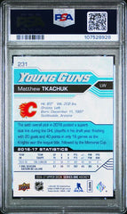 2016-17 Upper Deck #231 Matthew Tkachuk PSA 9 (Rookie) | Eastridge Sports Cards