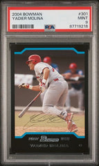 2004 Bowman #301 Yadier Molina PSA 9 (Rookie) | Eastridge Sports Cards