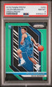 2018-19 Panini Prizm Green Prizm #250 Jalen Brunson PSA 8 (Rookie)