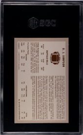 1970 Kellogg's #48 O.J. Simpson SGC 9 (Rookie)