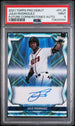 2021 Topps Pro Debut Future Cornerstones Auto #FCJR Julio Rodriguez #23/90 PSA 9