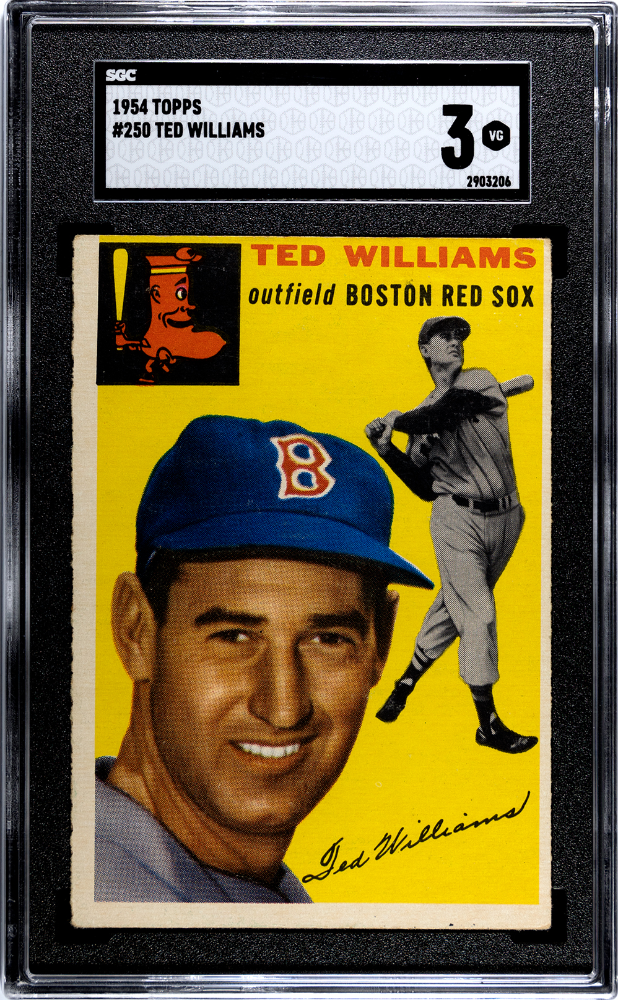 1954 Topps #250 Ted Williams SGC 3 | Eastridge Sports Cards