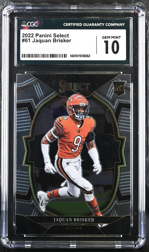 2022 Panini Select #61 Jaquan Brisker CGC 10 (Rookie)