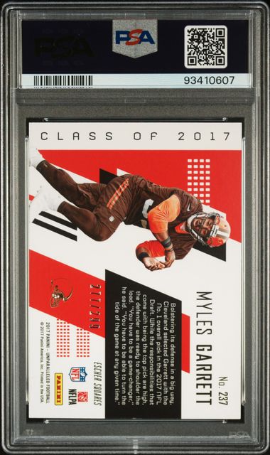 2017 Panini Unparalleled Pink #237 Myles Garrett #277/299 PSA 10 (Rookie) | Eastridge Sports Cards