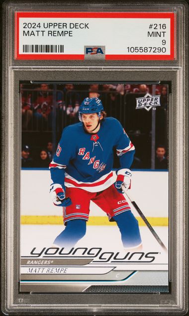 2024-25 Upper Deck #216 Matt Rempe PSA 9 (Rookie) | Eastridge Sports Cards