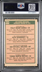 1975 O-Pee-Chee #623 Keith Hernandez/Phil Garner/Bob Sheldon/Tom Veryzer PSA 6 (Rookie) | Eastridge Sports Cards