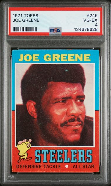 1971 Topps #245 Joe Greene PSA 4 (Rookie)
