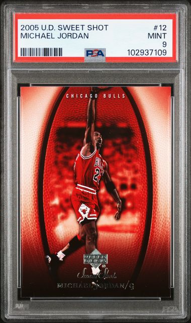 2005-06 Upper Deck Sweet Shot #12 Michael Jordan PSA 9