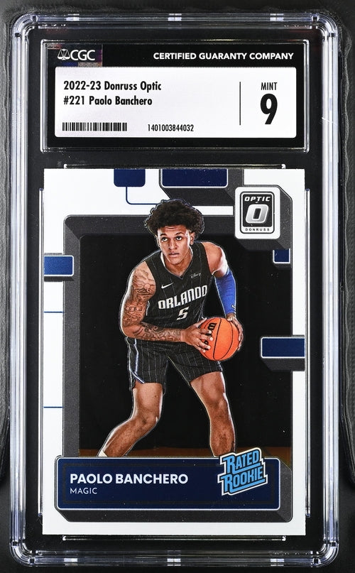 2022-23 Donruss Optic #221 Paolo Banchero CGC 9 (Rookie)