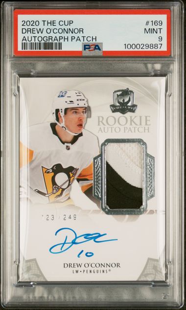2020-21 Upper Deck The Cup #169 Drew O'Connor #123/249 PSA 9 (Rookie)