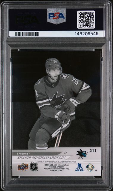 2024-25 Upper Deck Acetate #211 Shakir Mukhamadullin PSA 10 (Rookie)