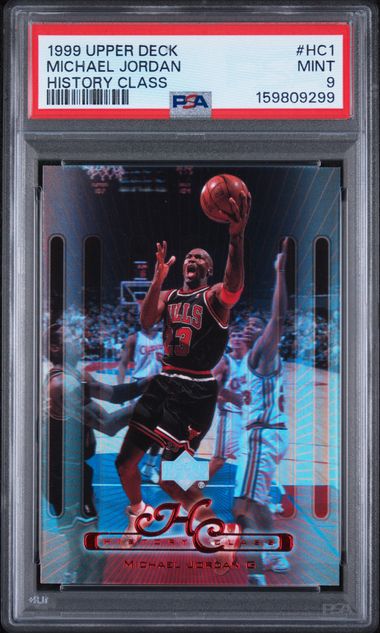 1999-00 Upper Deck History Class #HC1 Michael Jordan PSA 9