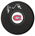 Juraj Slafkovsky Autographed Montreal Canadiens Puck (COJO Sports)