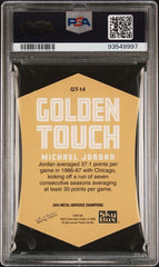 2023 Metal Universe Champions Golden Touch #14 Michael Jordan PSA 8 | Eastridge Sports Cards