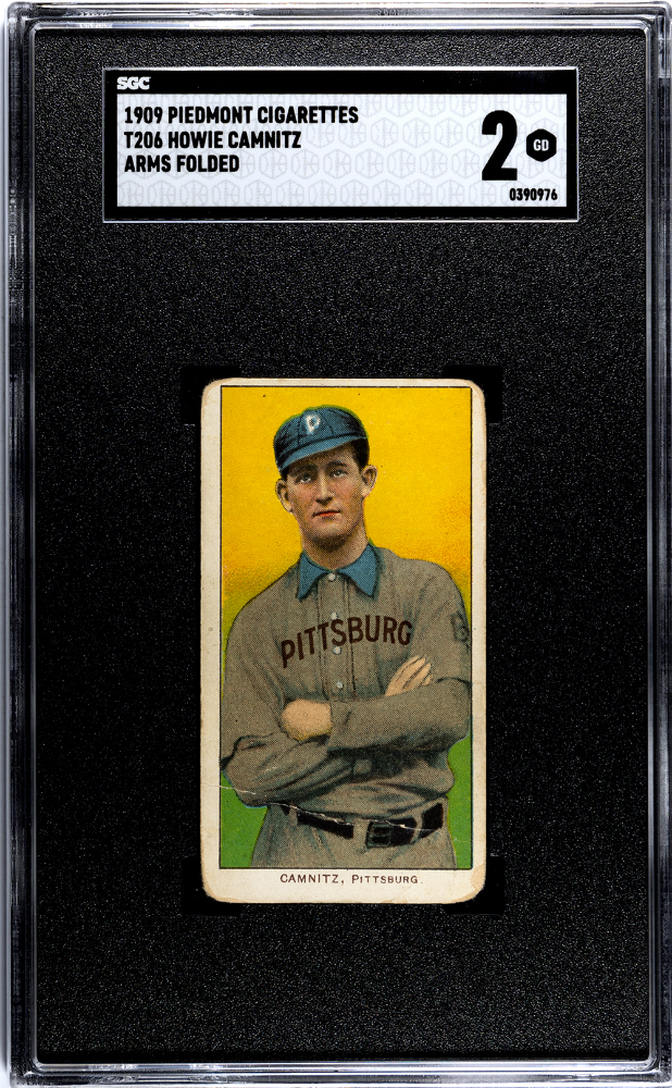1909 T206 Piedmont Howie Camnitz Arms Folded SGC 2 | Eastridge Sports Cards
