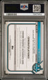2021 Bowman University Chrome Prospect Autograph Lava Refractor #JM JJ McCarthy #062/199 PSA 9