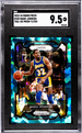 2023-24 Panini Prizm Teal Ice Prizm #185 Magic Johnson #071/225 SGC 9.5
