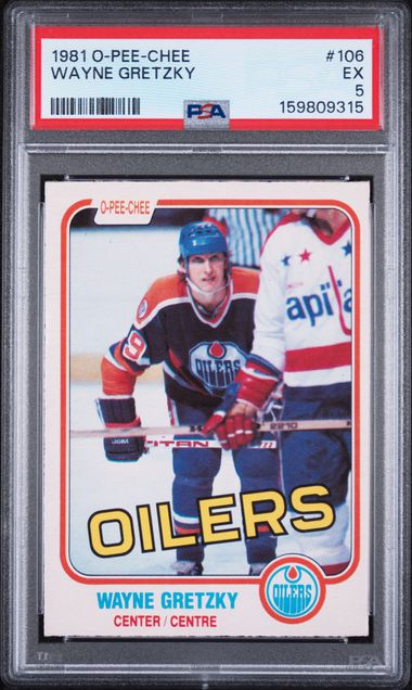 1981-82 O-Pee-Chee #106 Wayne Gretzky PSA 5