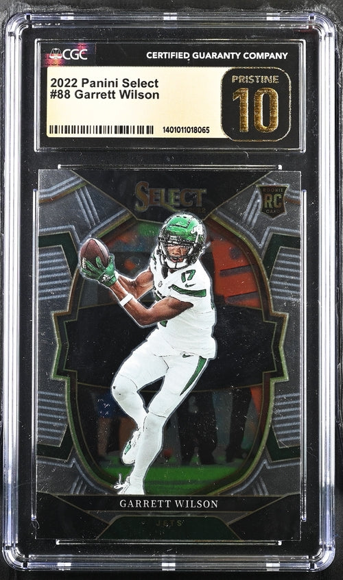 2022 Panini Select #88 Garrett Wilson CGC 10 Pristine (Rookie)