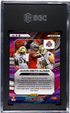 2023 Panini Prizm Draft Picks Instant Impact Gold Ice Prizm #II-8 Jaxon Smith-Njigba SGC 10