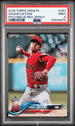 2018 Topps Update Pitching in Red Jersey #US1 Shohei Ohtani PSA 9 (Rookie)
