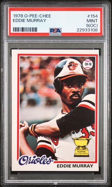 1978 O-Pee-Chee #154 Eddie Murray PSA 9(OC) (Rookie) | Eastridge Sports Cards