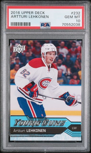 2016-17 Upper Deck #232 Artturi Lehkonen PSA 10 (Rookie)