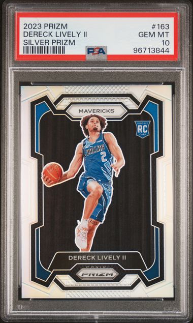 2023-24 Panini Prizm Silver Prizm #163 Dereck Lively II PSA 10 (Rookie)