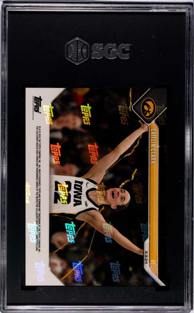 2023-24 Bowman U Now #61 Caitlin Clark SGC 10