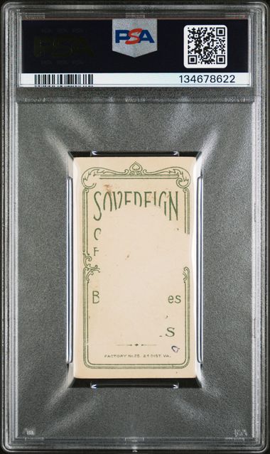 1909-11 T206 Sovereign 460 Chief Meyers PSA 1