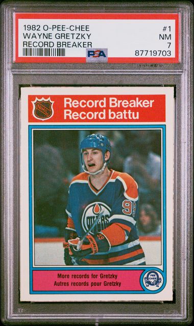 1982-83 O-Pee-Chee #1 Wayne Gretzky PSA 7 | Eastridge Sports Cards