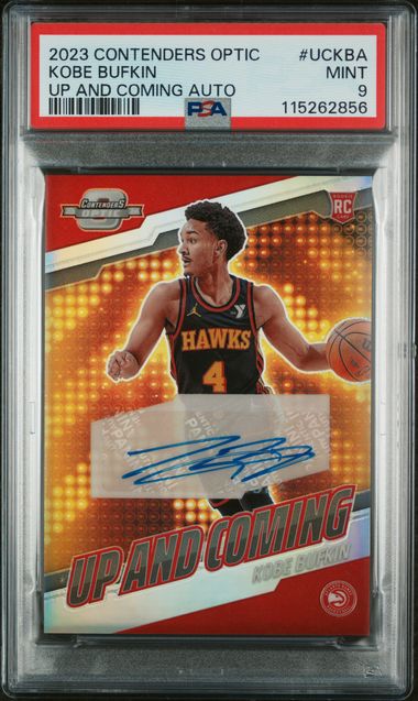 2023-24 Panini Contenders Optic Up and Coming Auto #UCKBA Kobe Bufkin #017/125 PSA 10 (Rookie)