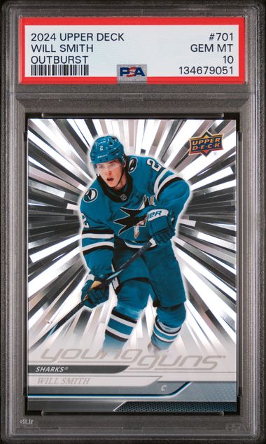 2024-25 Upper Deck Outburst #701 Will Smith PSA 10 (Rookie)