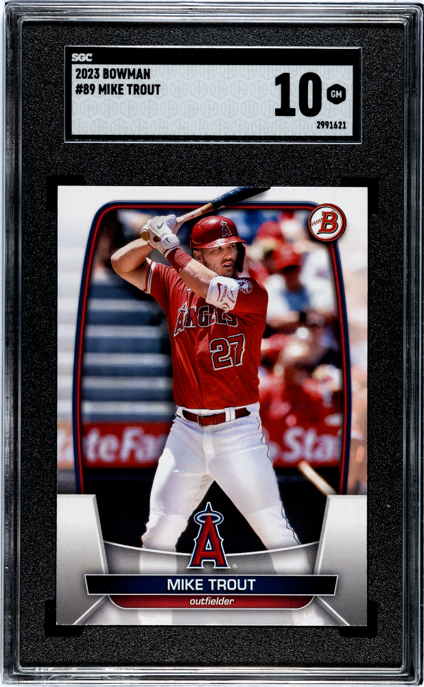 2023 Bowman #89 Mike Trout SGC 10