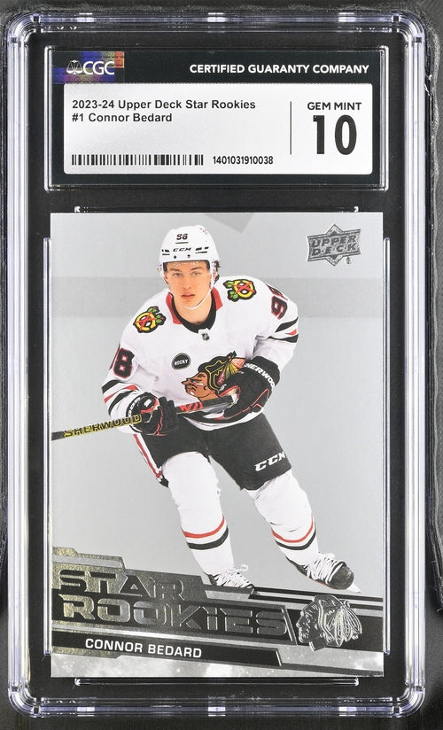 2023-24 Star Rookies #1 Connor Bedard CGC 10 (Rookie)