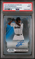 2019 Bowman Sterling Prospect Autographs #JR Julio Rodriguez PSA 9