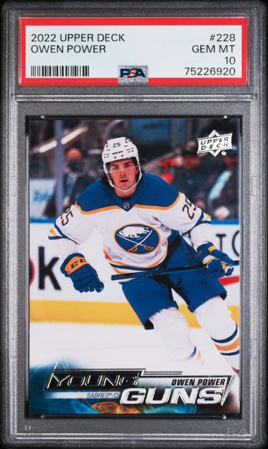 2022-23 Upper Deck #228 Owen Power PSA 10 (Rookie)