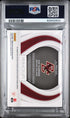 2023 Panini Immaculate Collegiate Premium Patch Rookie Auto Ruby #ZAF Zay Flowers #16/65 PSA 8
