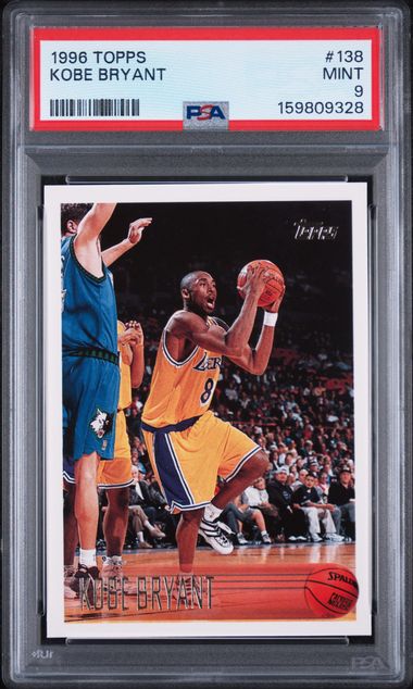 1996-97 Topps #138 Kobe Bryant PSA 9 (Rookie)